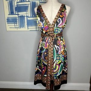 ECI Multicolor Dress Size 10